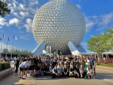 Grupo em visita ao Epcot
