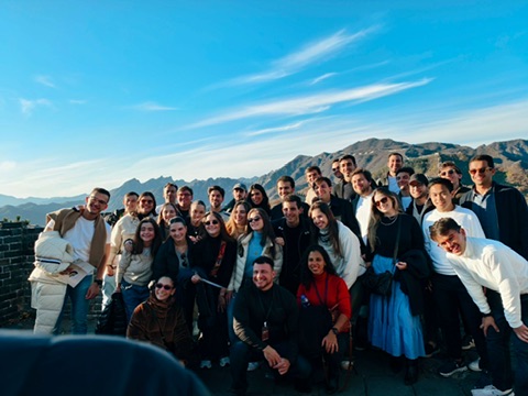Grupo em programa na China